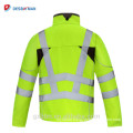 Fleece custom 3m Reflective Safety Jacket,Soft Shell Hi Vis High Visibility Safety Jacket